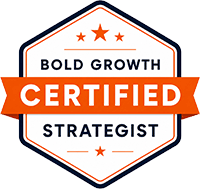 Bold Growth Certified Strategist™ certification badge